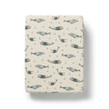 Woolly Whales Organic Bassinet Sheet