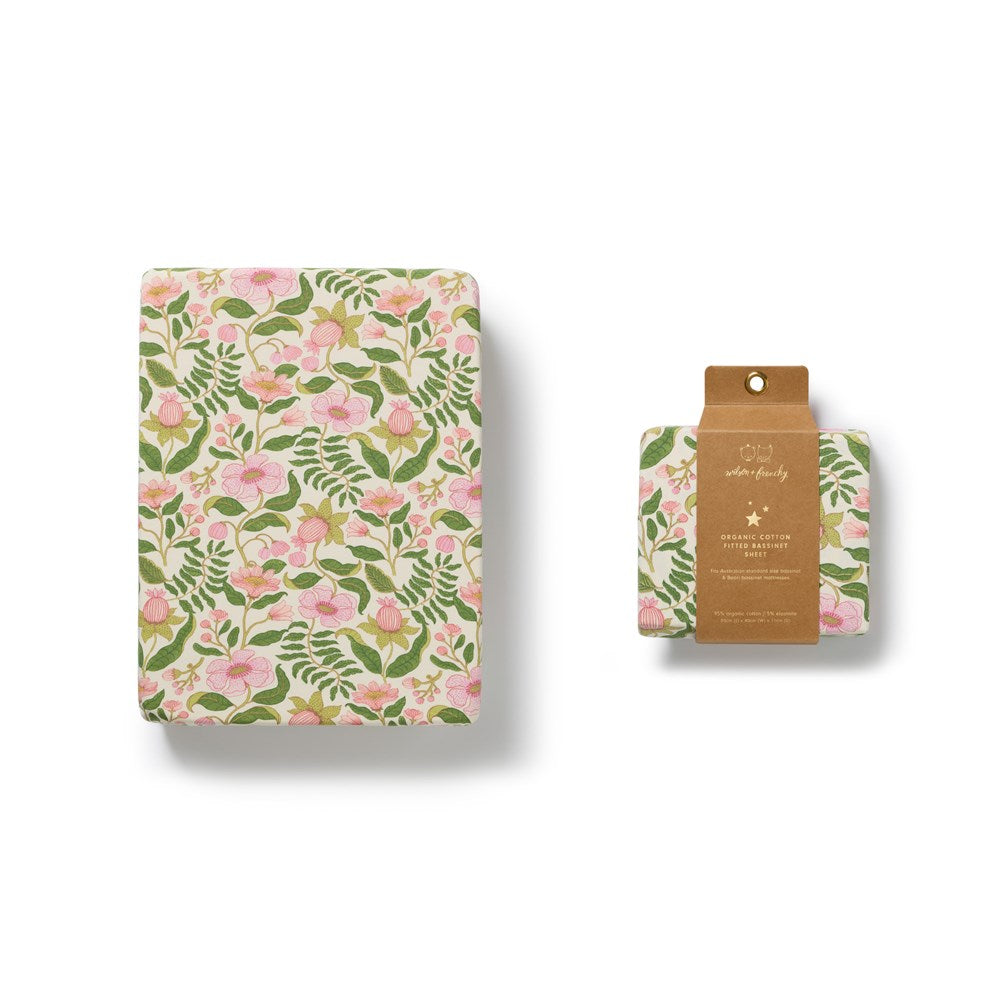 Ma Fleur Organic Bassinet Sheet