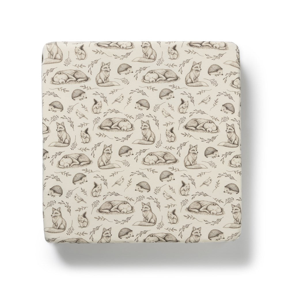 Foxglove Forest Organic Cot Sheet