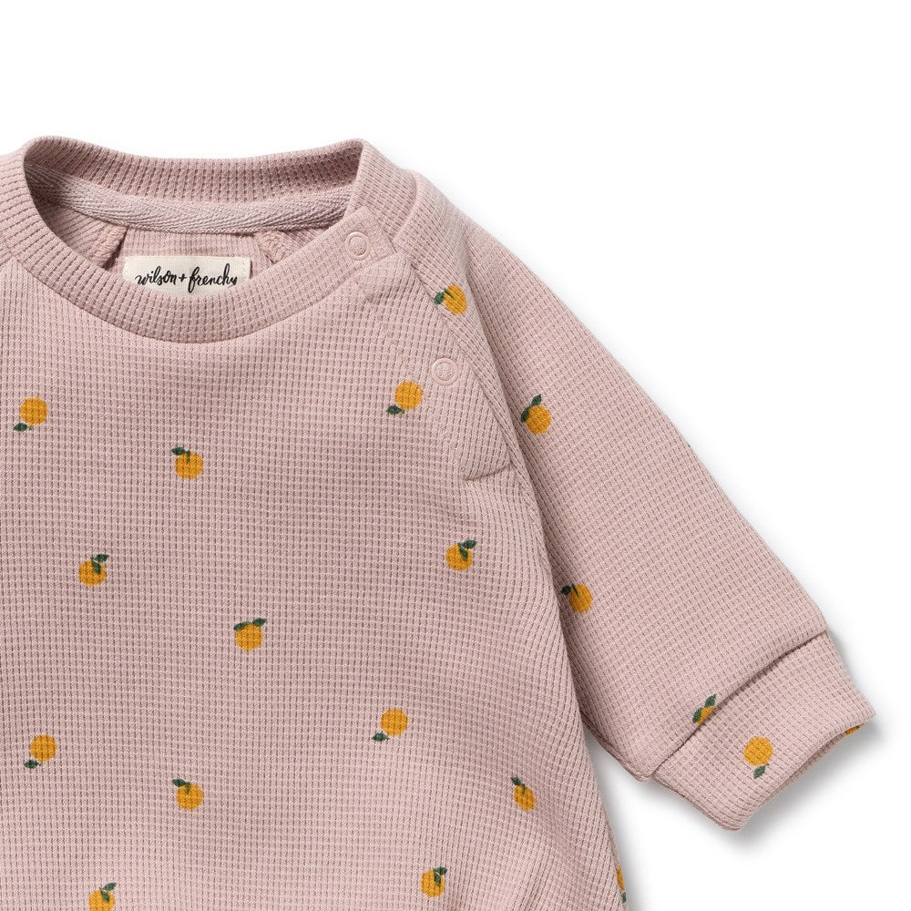 Mini Mando Organic Waffle Bodysuit
