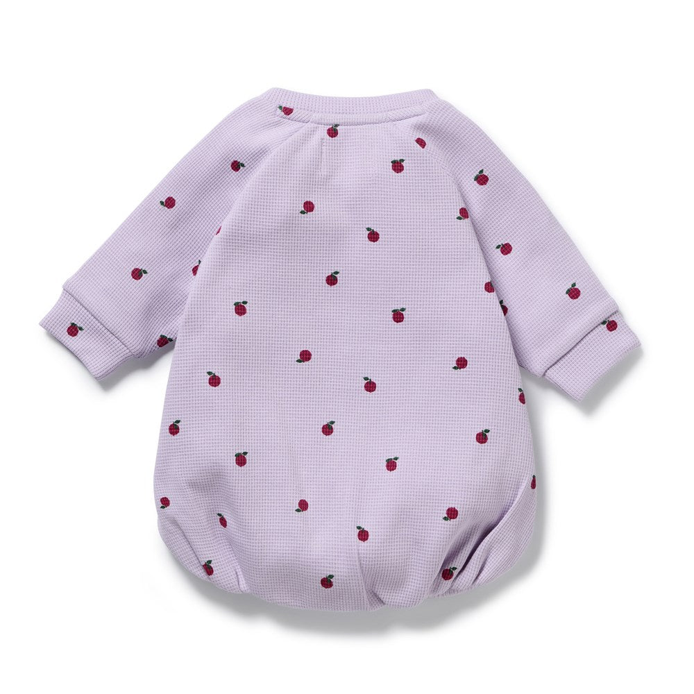 Berry Plums Organic Waffle Bodysuit
