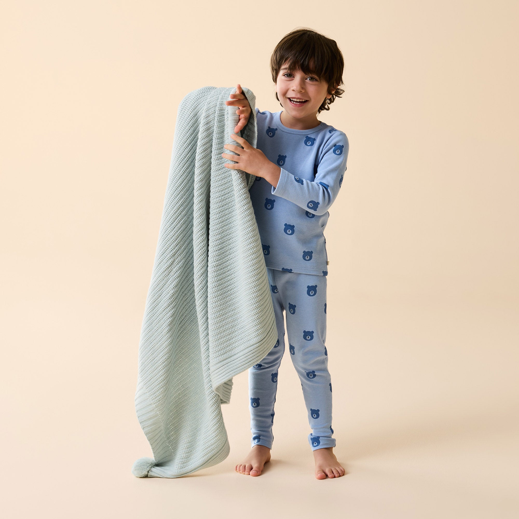 Bear Hugs Organic Waffle Top