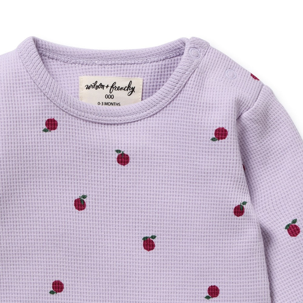 Berry Plums Organic Waffle Top