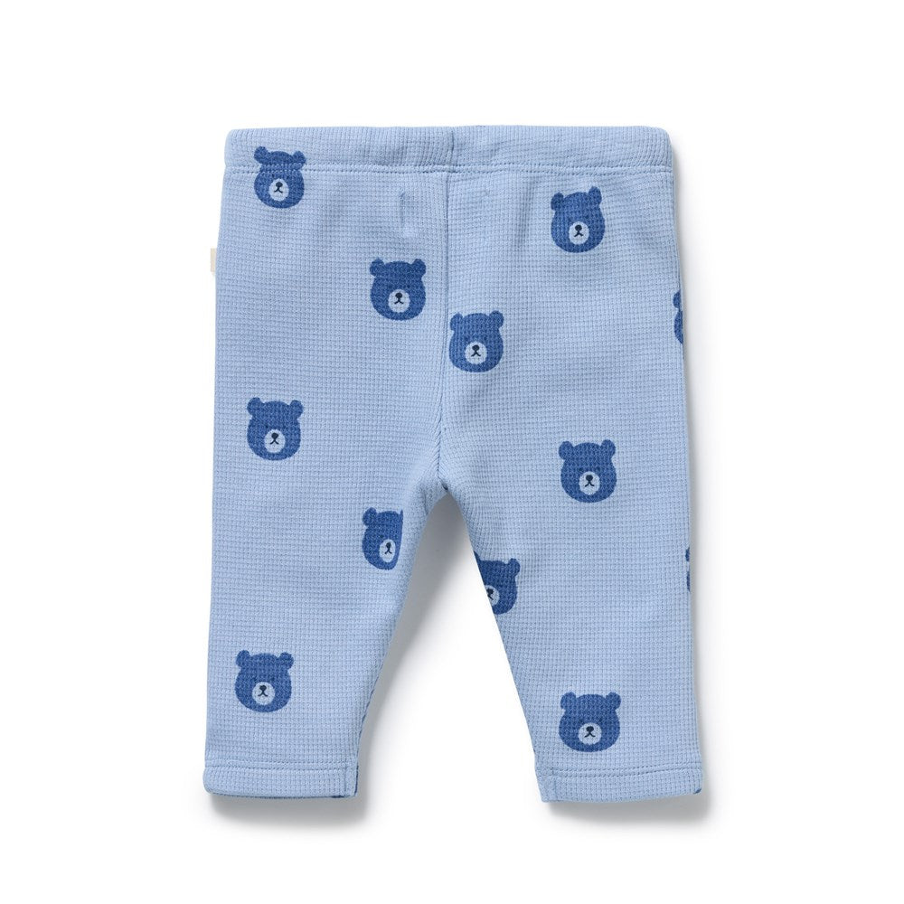 Bear Hugs Organic Waffle Legging