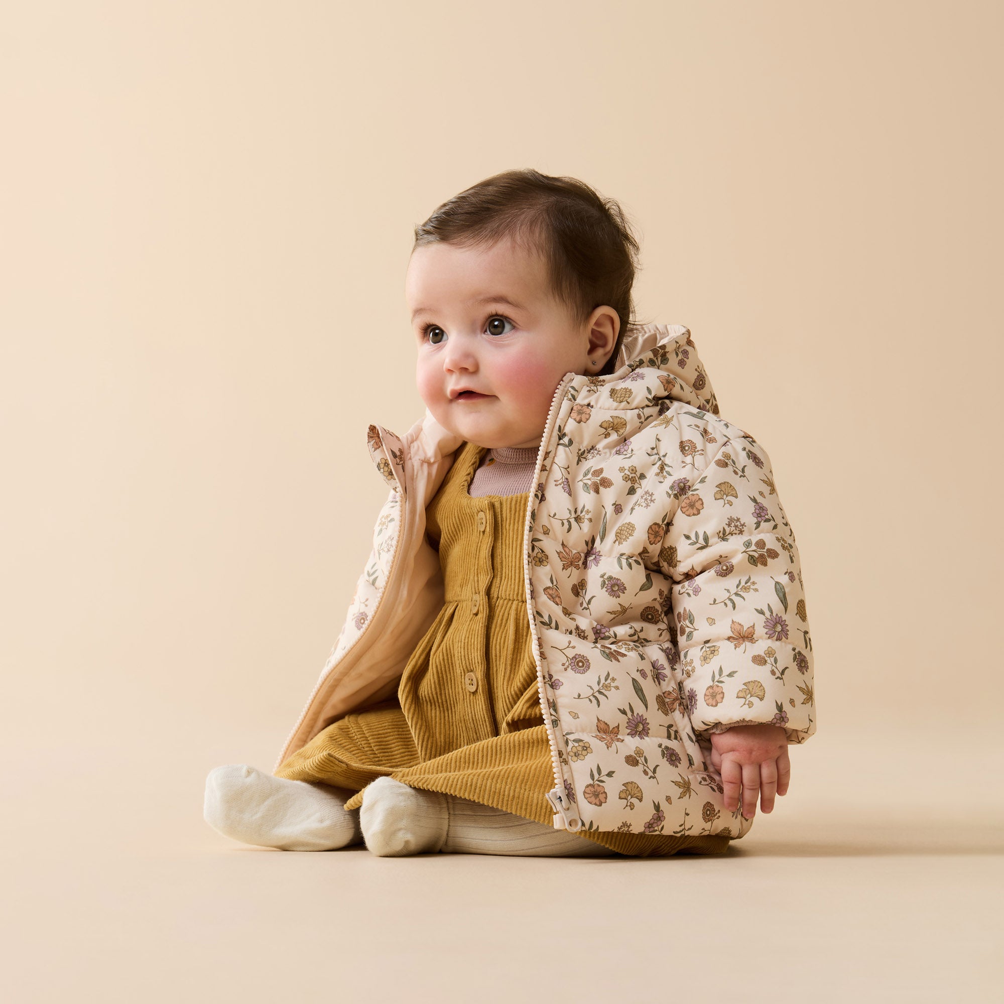 Maple Glow Puffer Jacket