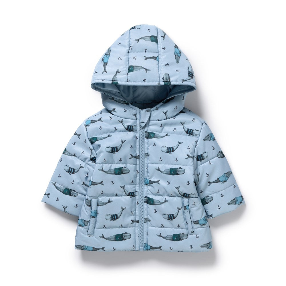 Woolly Whales Puffer Jacket