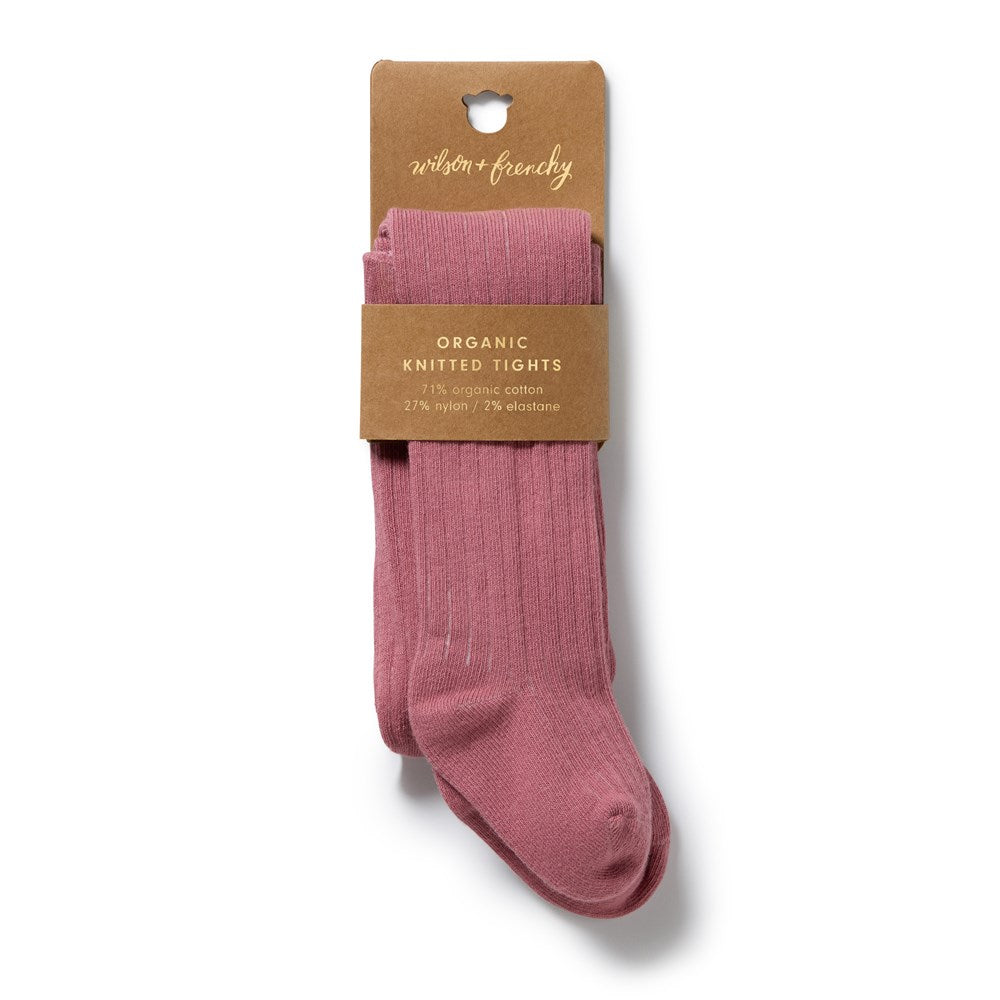 Plum Organic Ribbed Tights