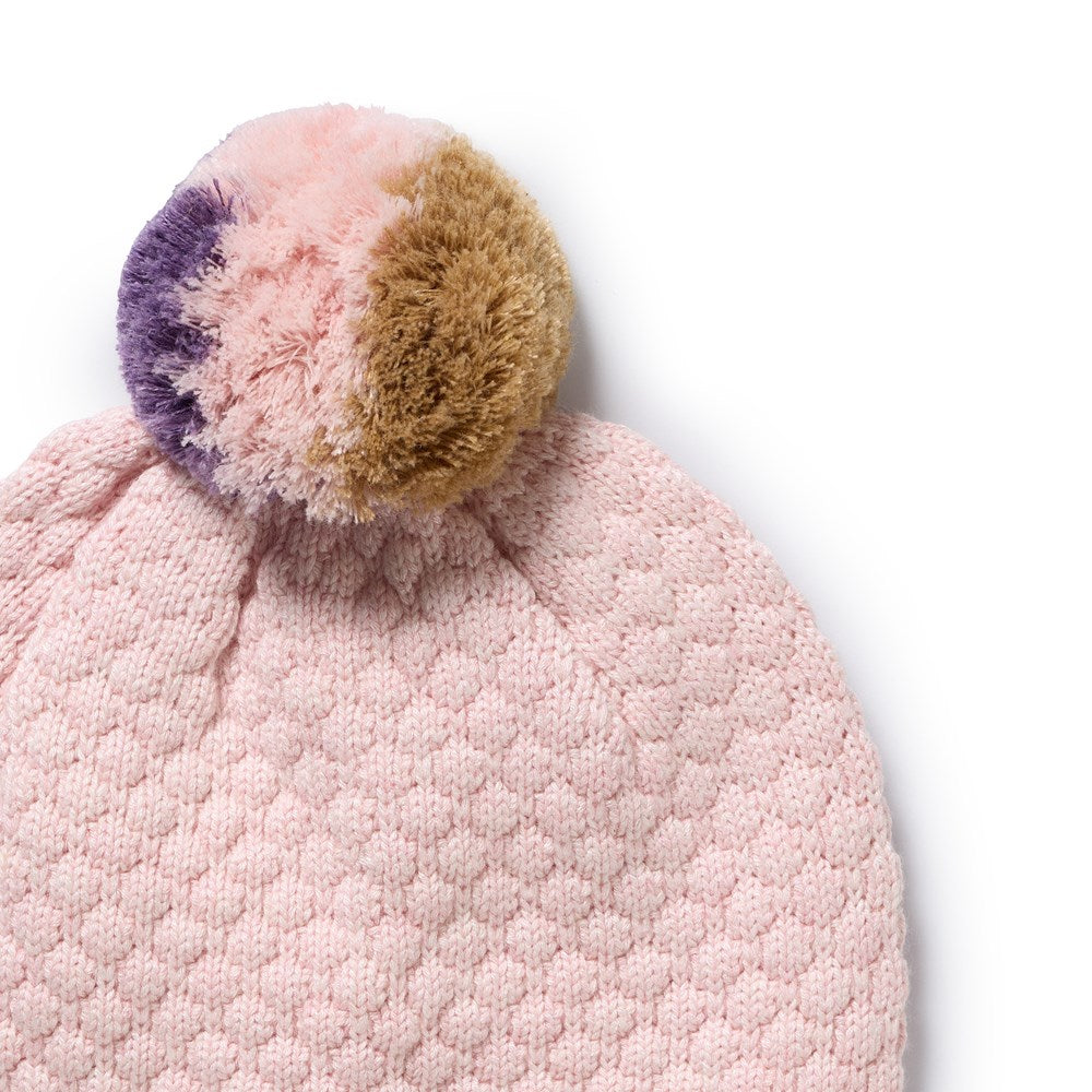 Marshmallow Organic Knitted Bubble Hat