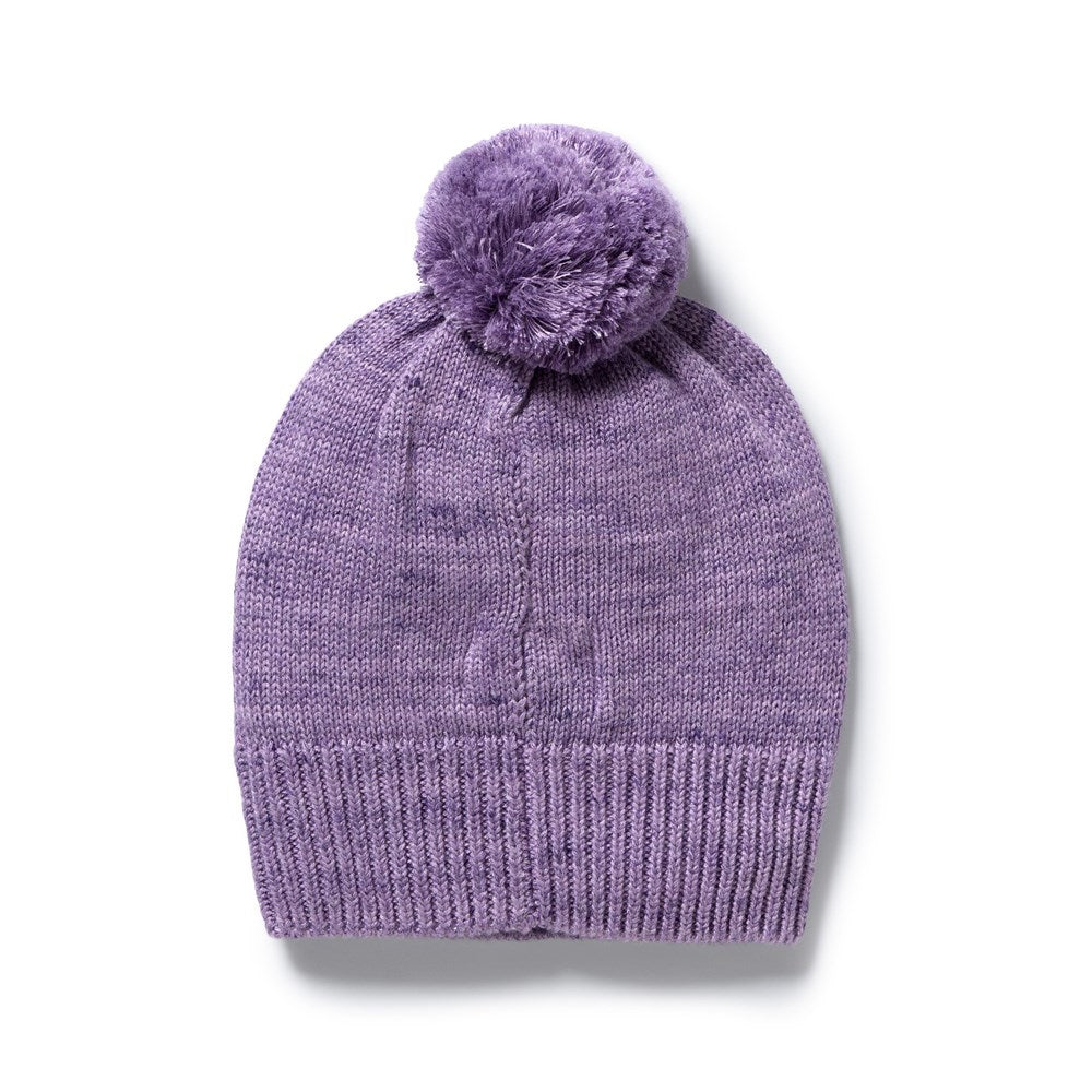 Mulberry Organic Knitted Bauble Hat