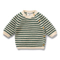 Clover Organic Knitted Stripe Kimono Cardigan