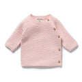 Marshmallow Organic Knitted Bubble Kimono Cardigan