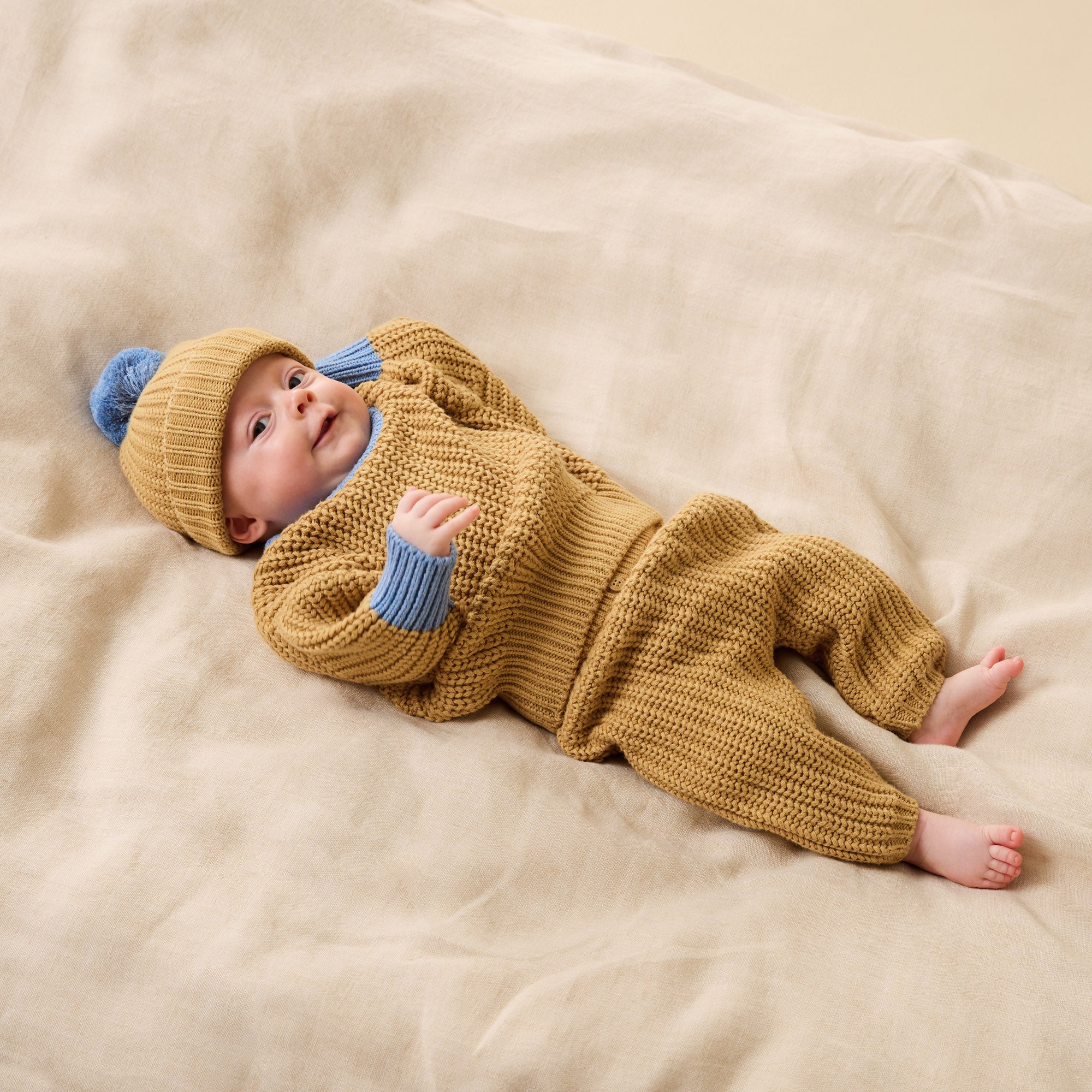 Honey Drop Organic Knitted Jumper