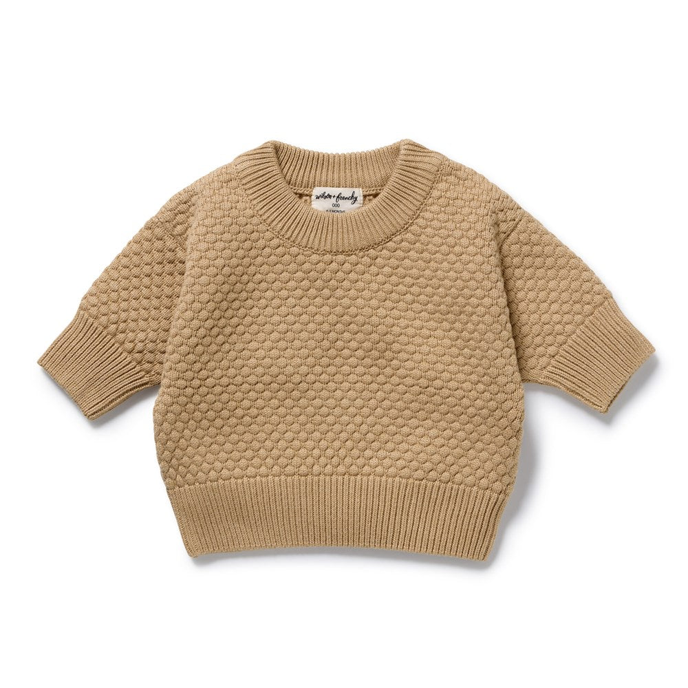Oat Organic Knitted Bubble Jumper