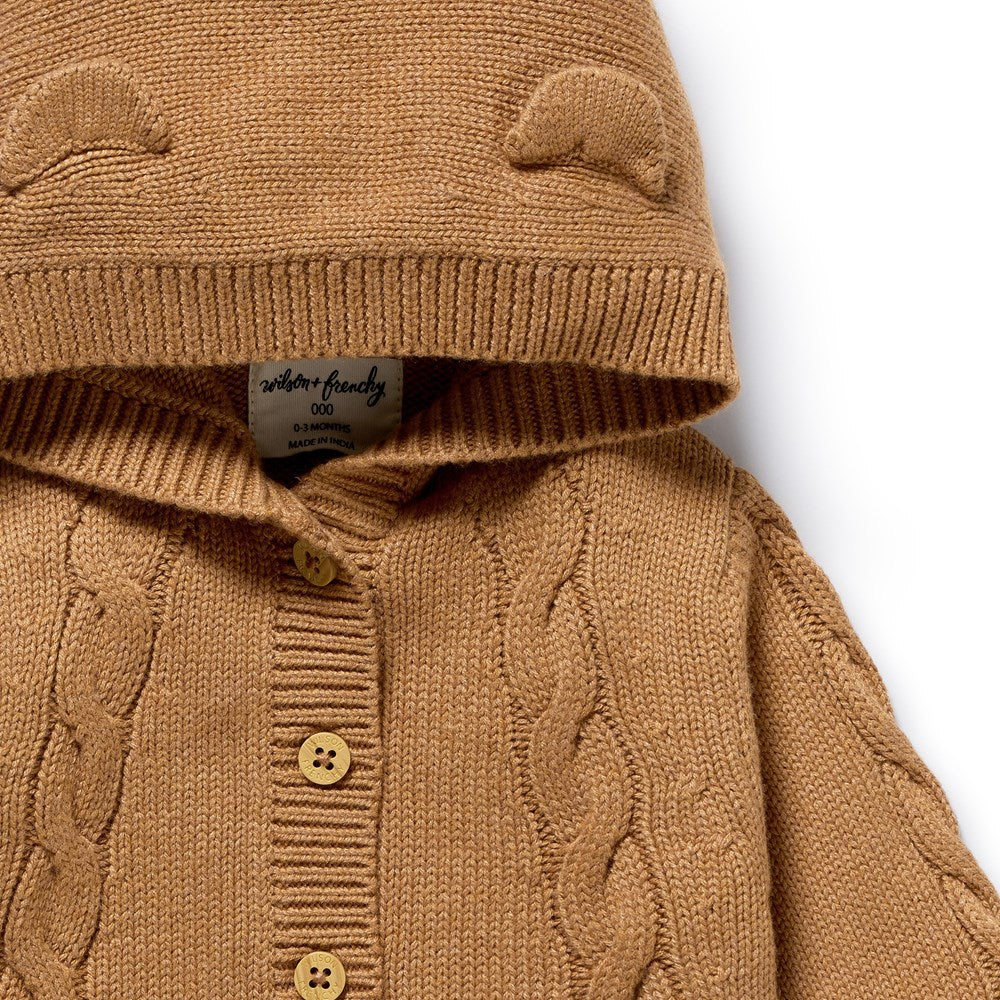 Autumn Organic Knitted Cable Jacket