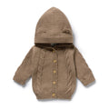 Chestnut Organic Knitted Cable Jacket