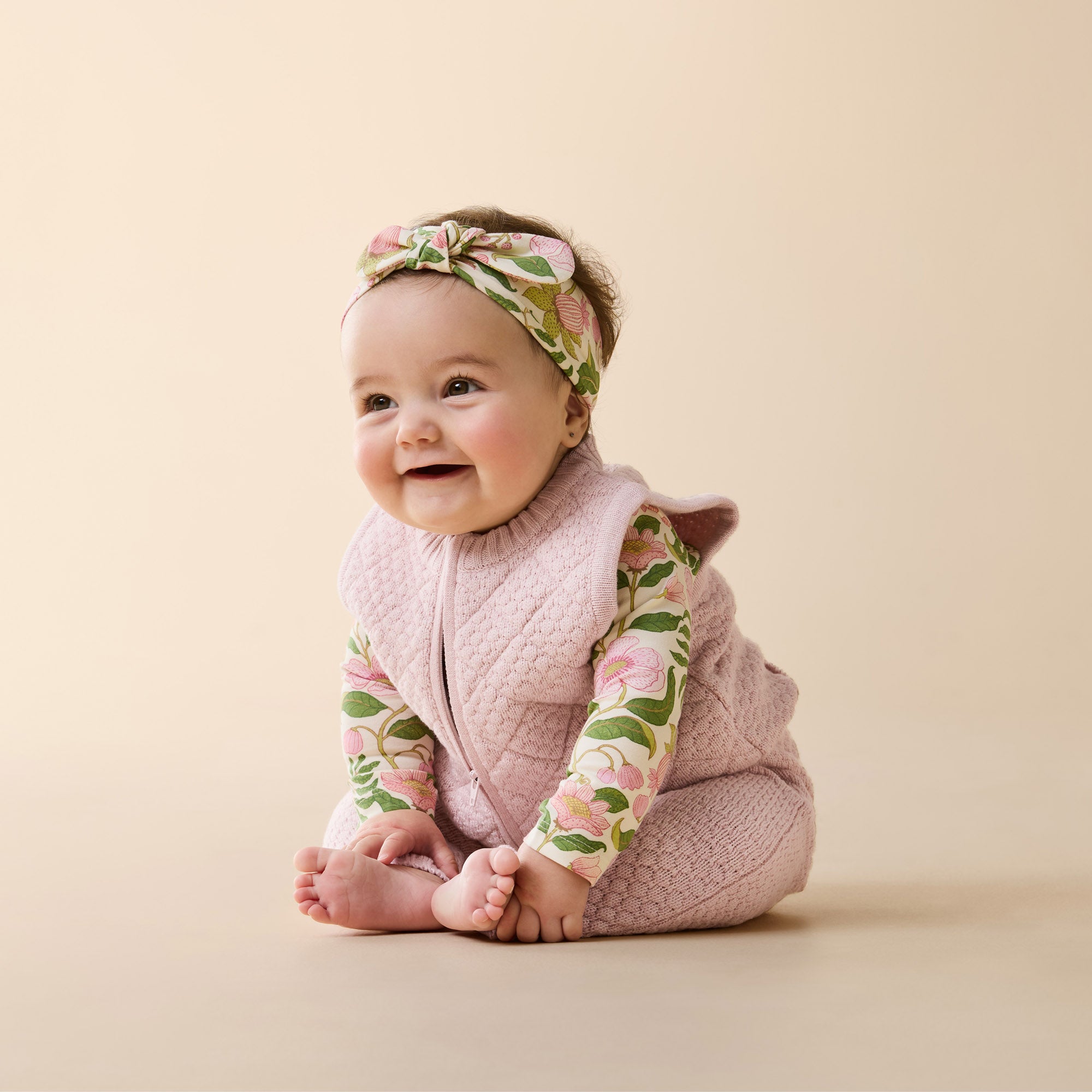 Marshmallow Organic Knitted Bubble Vest