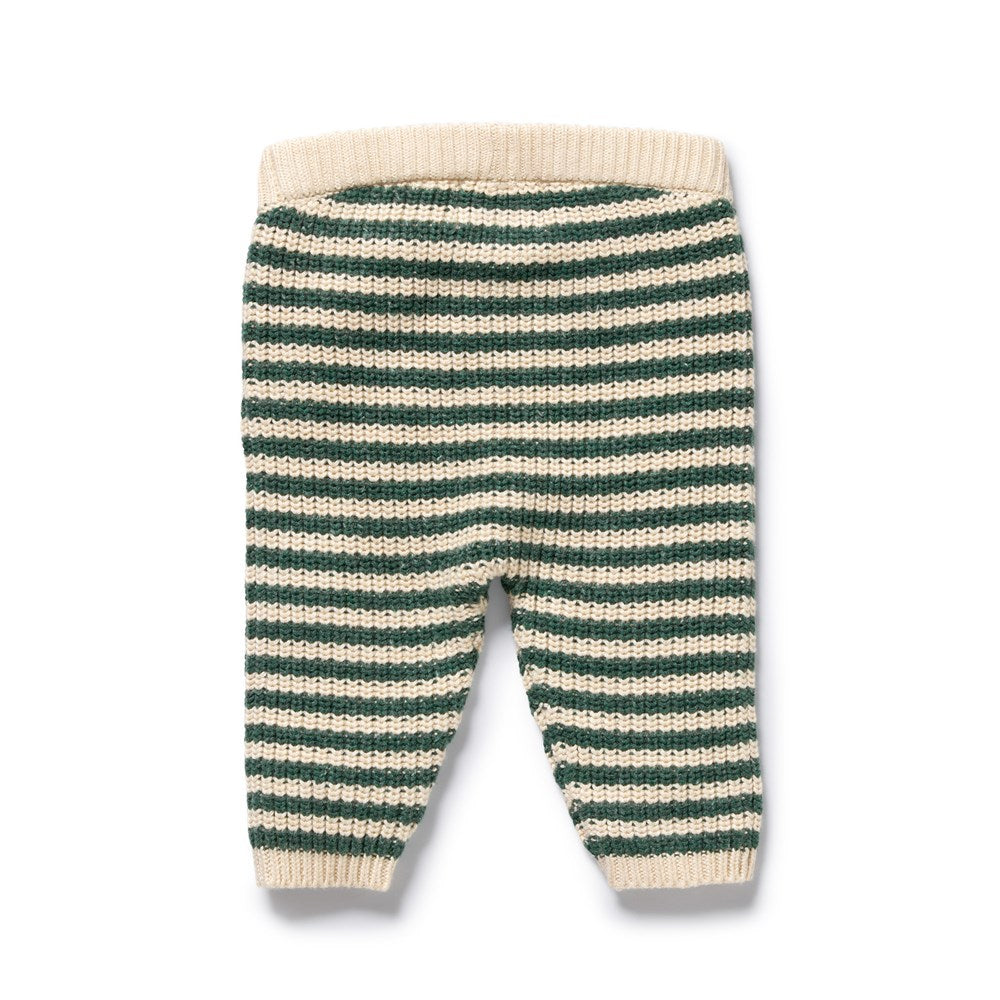 Clover Organic Knitted Stripe Legging