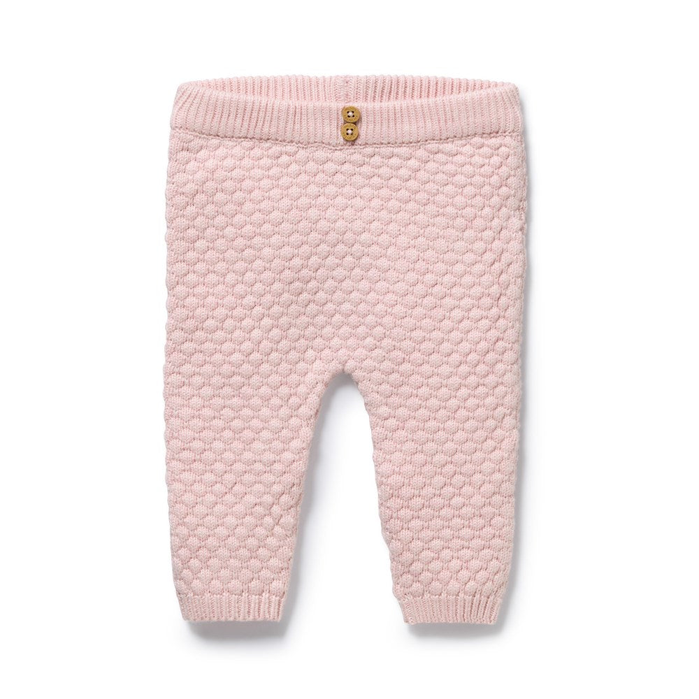 Marshmallow Organic Knitted Bubble Legging