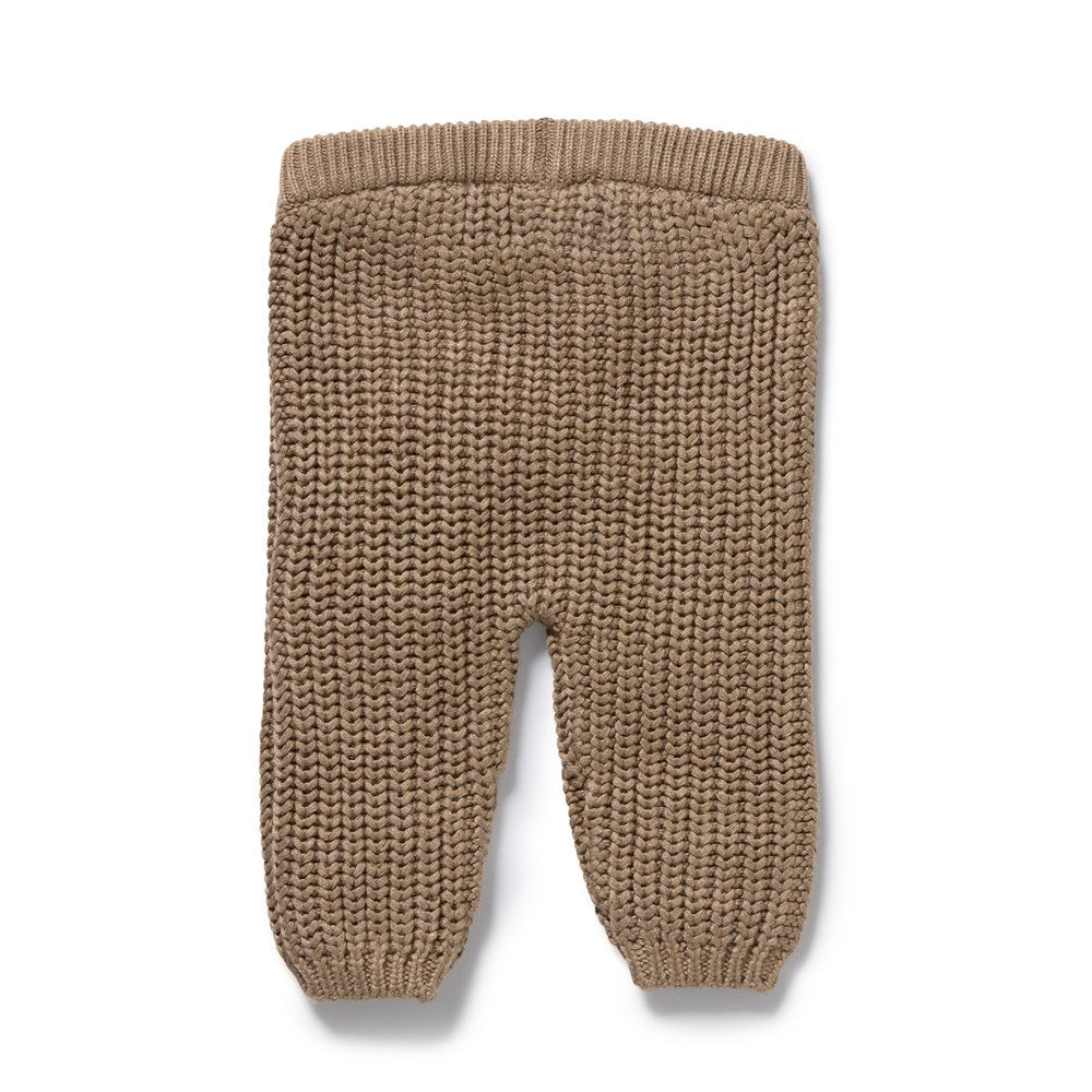 Chestnut Organic Knitted Legging