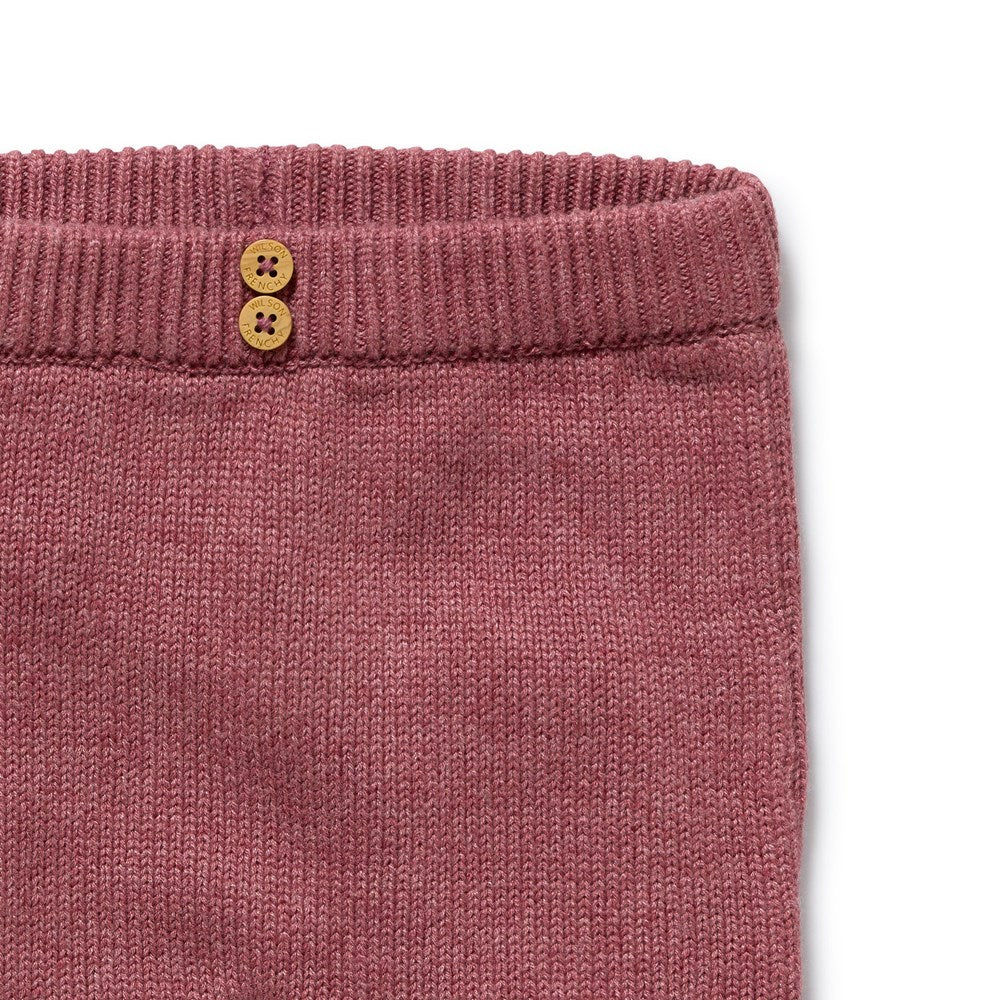 Rhubarb Organic Knitted Legging