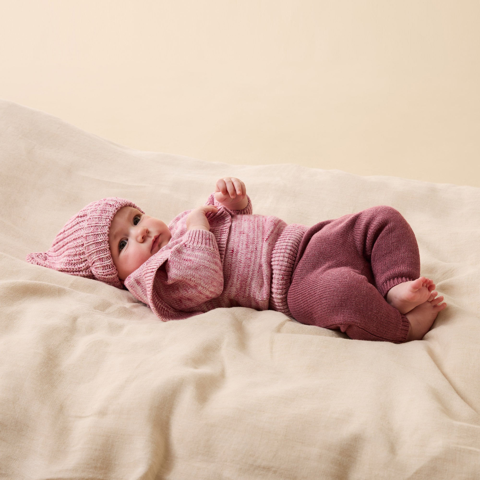 Rhubarb Organic Knitted Legging