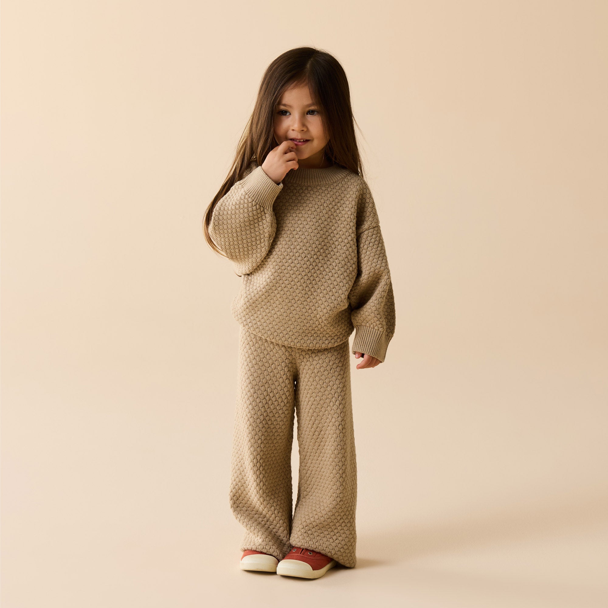 Oat Organic Knitted Bubble Pant