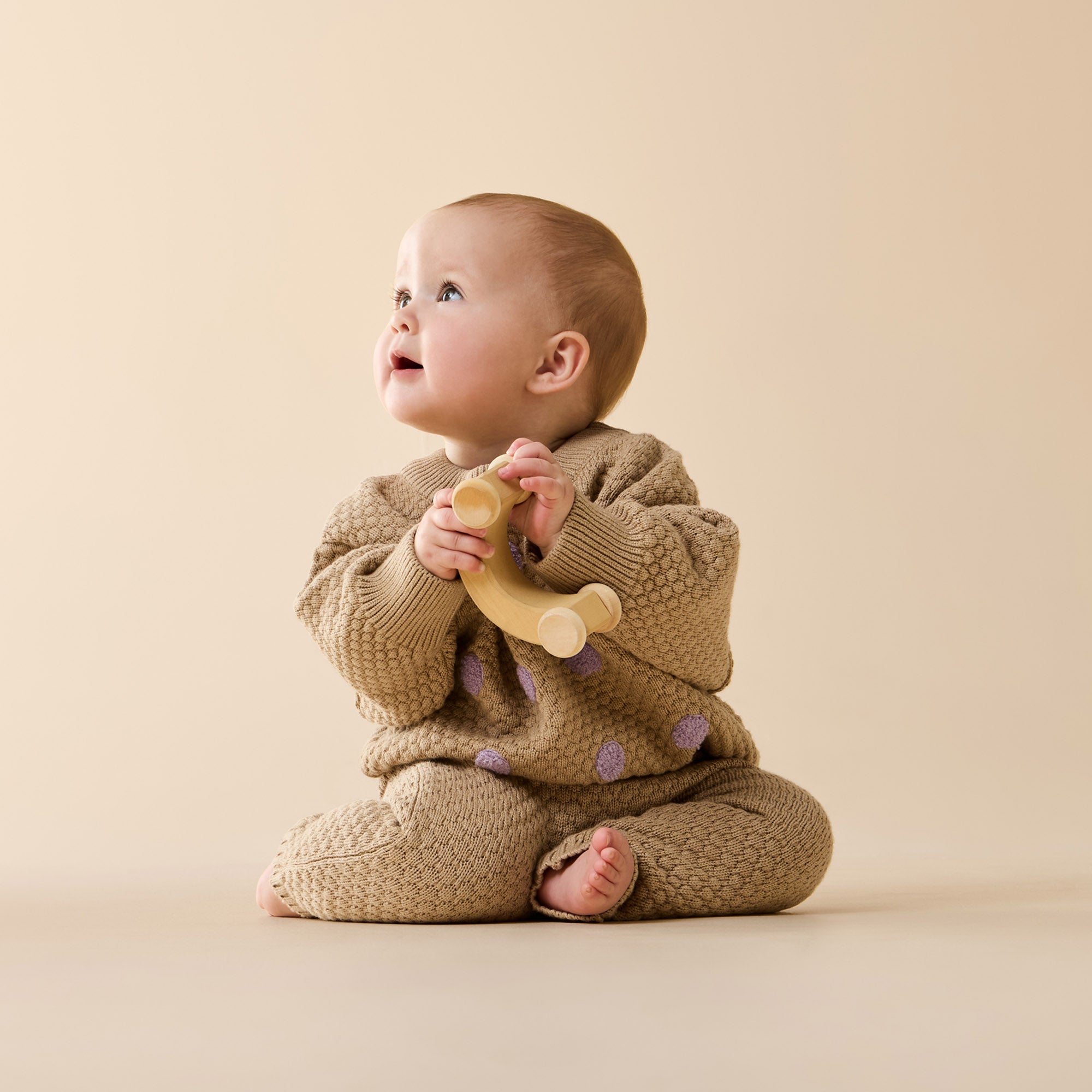 Oat Organic Knitted Bubble Pant
