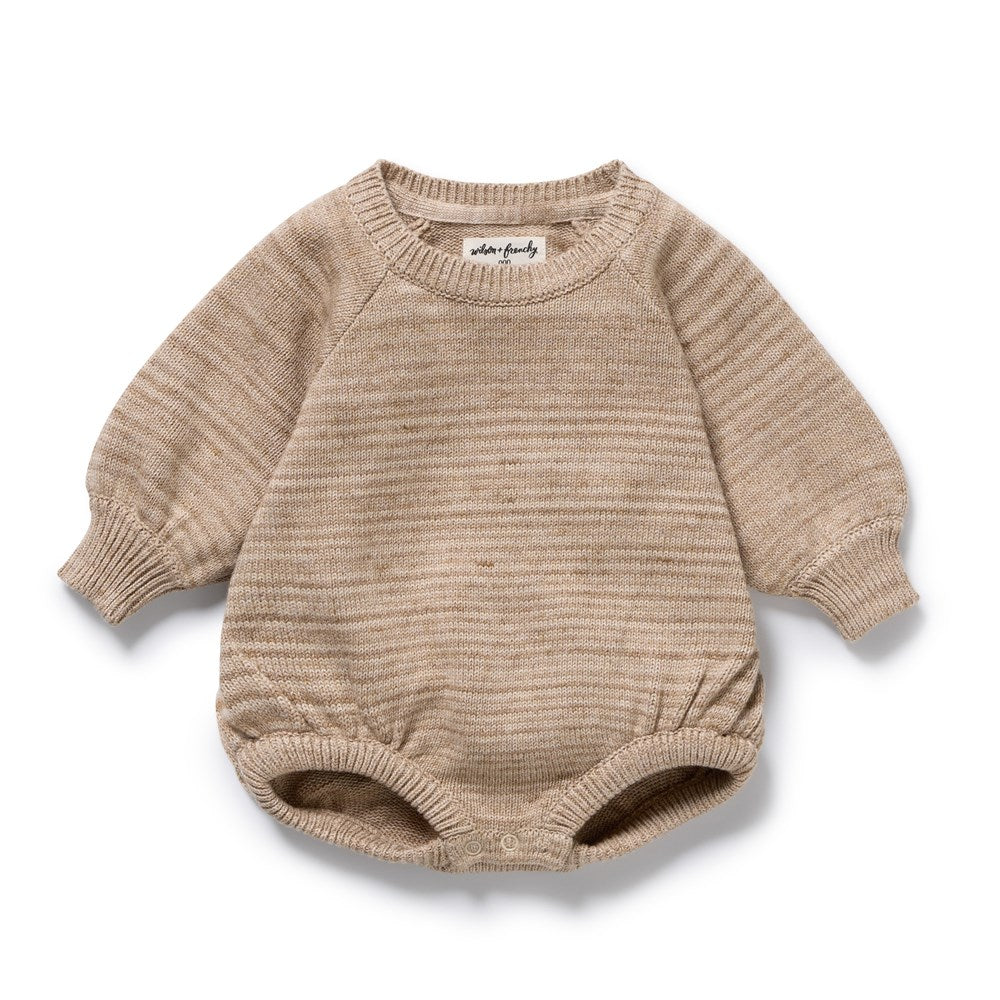 Sandstone Organic Knitted Bodysuit