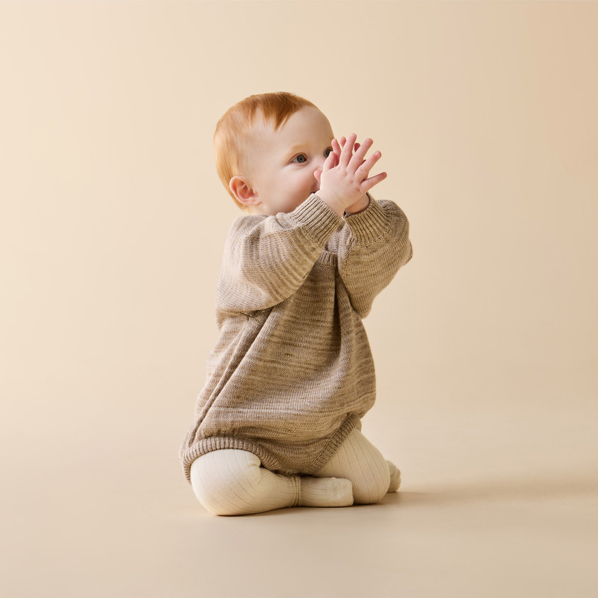 Sandstone Organic Knitted Bodysuit