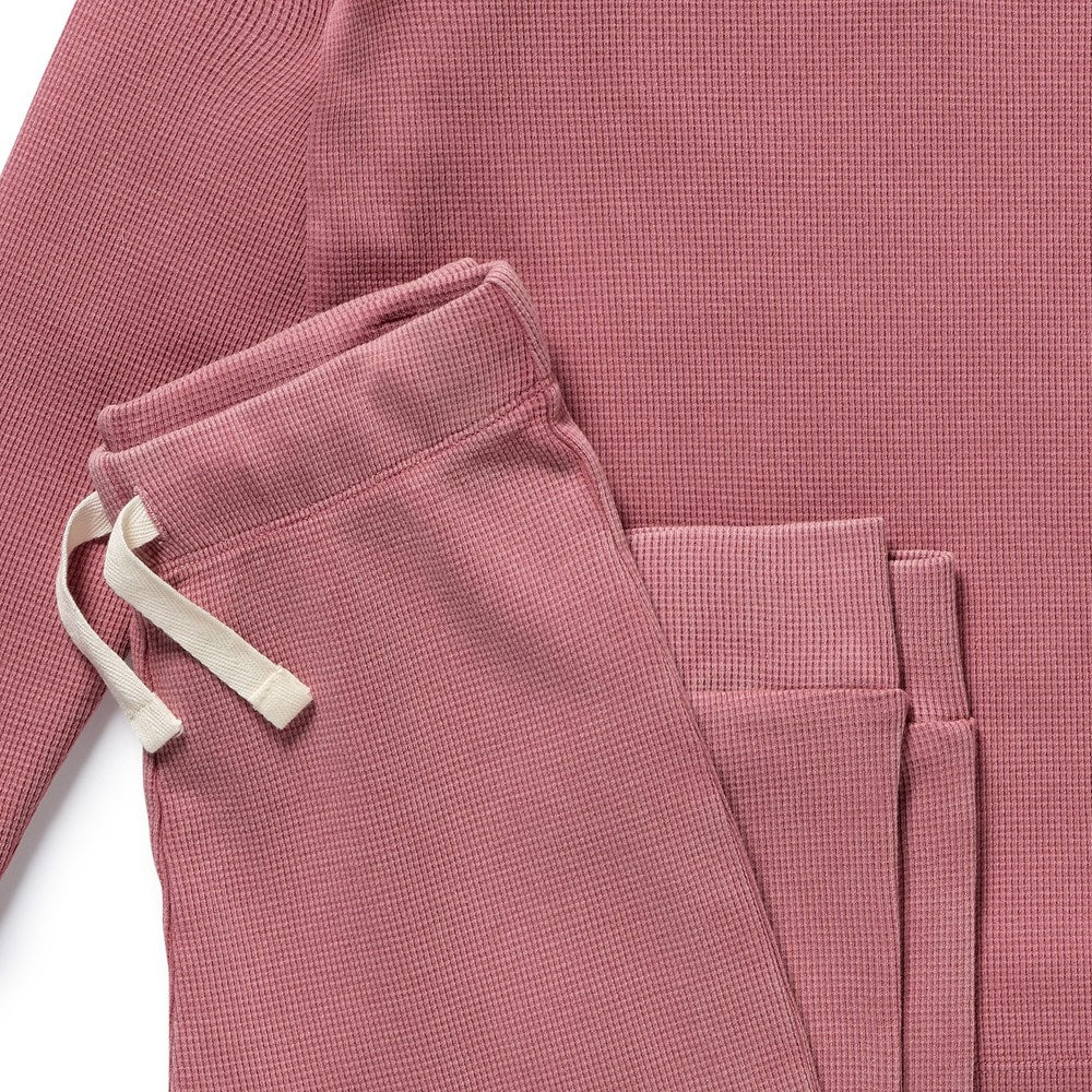 Plum Organic Waffle Henley Pyjamas