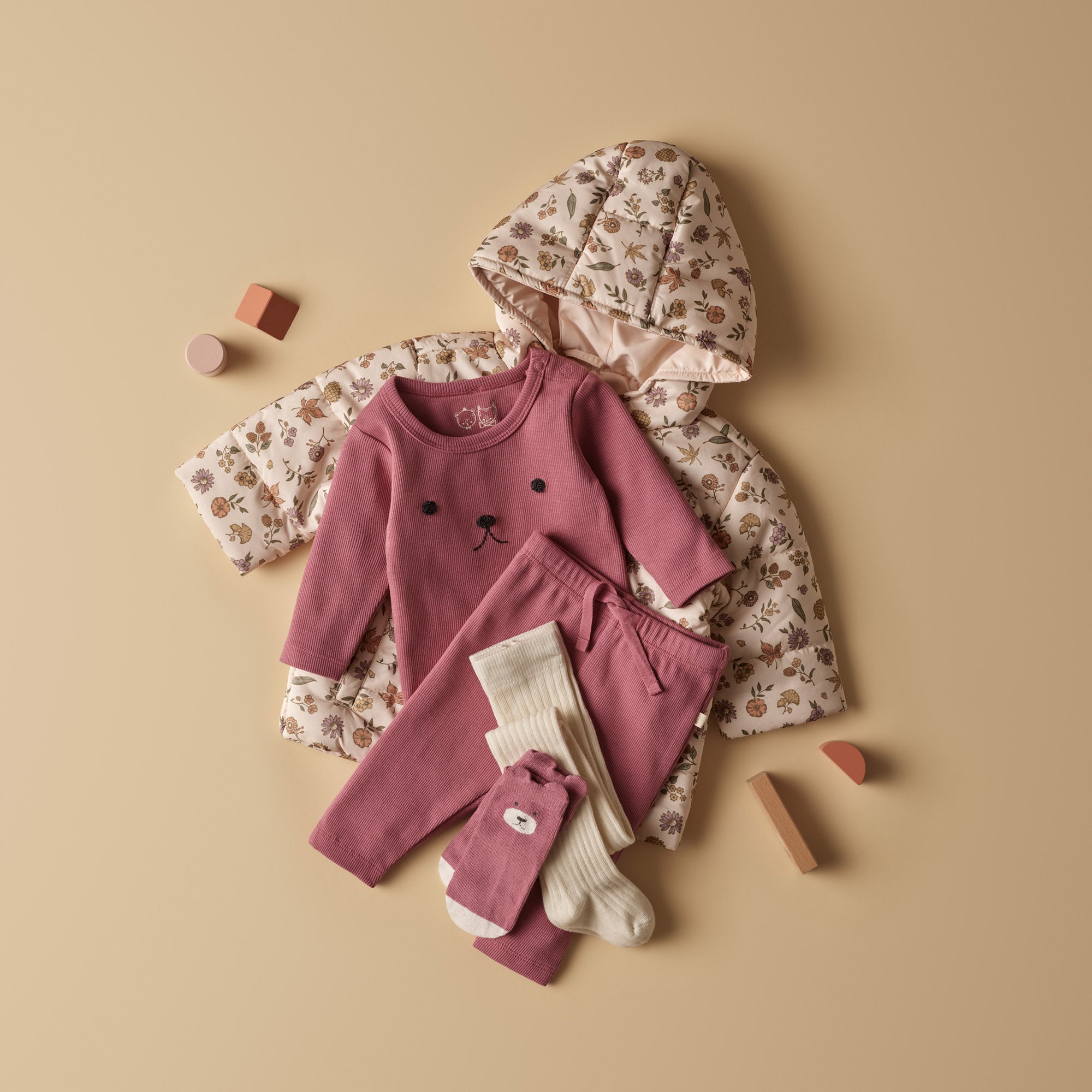 Maple Glow Puffer Jacket