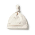 Organic Pointelle Knot Hat