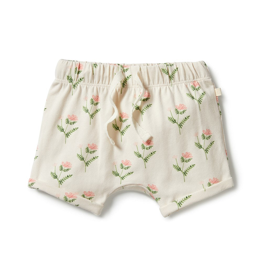 Organic Tie Front Shorts