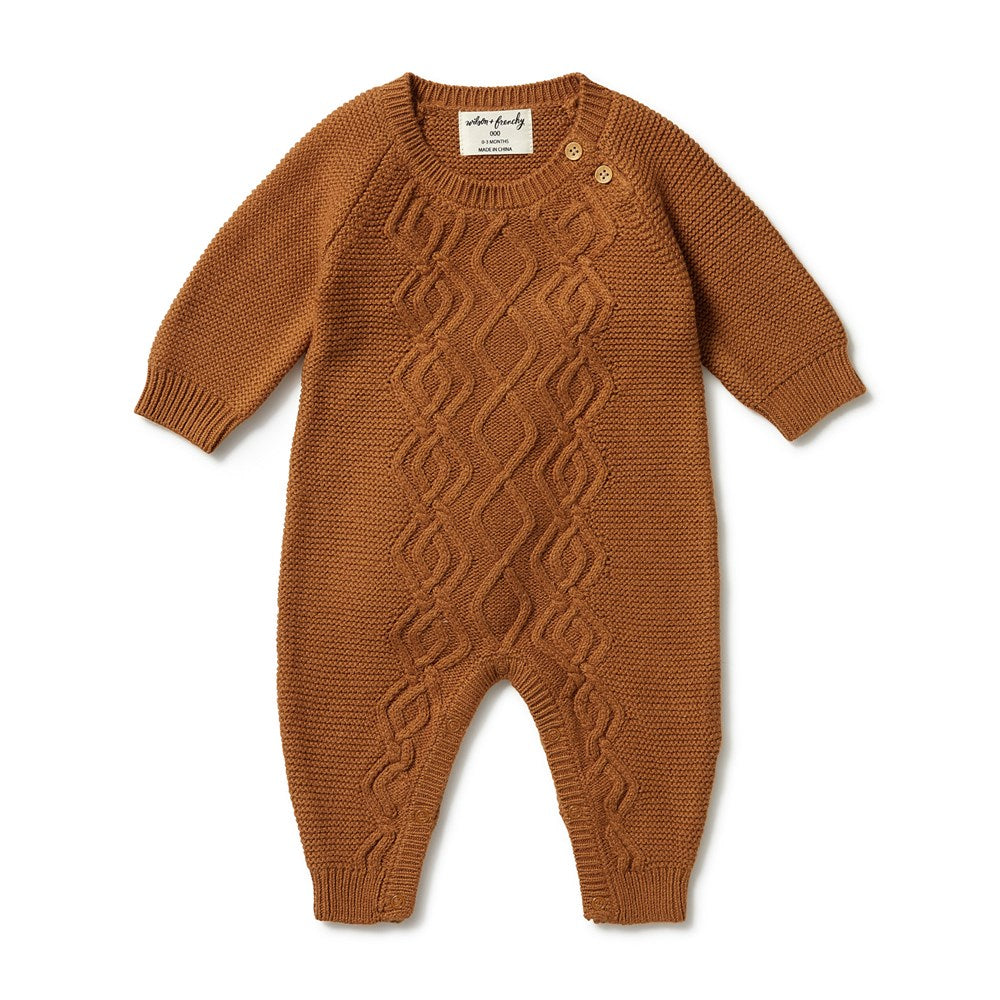 Knitted Cable Growsuit