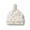 Organic Pointelle Knot Hat