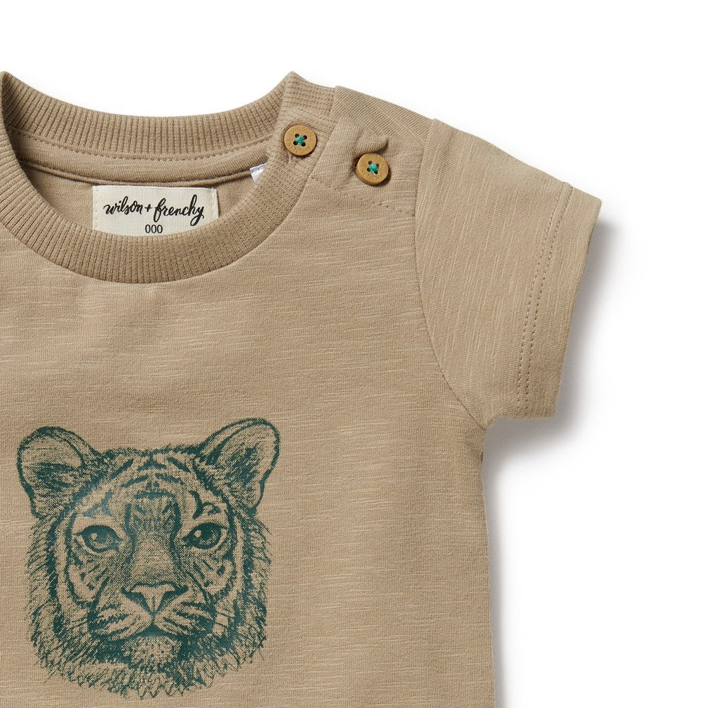 Leo Lion Organic Boyleg Growsuit