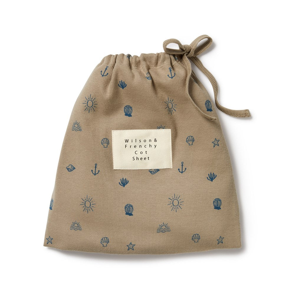 Summer Days Organic Cot Sheet