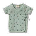 Falling Leaf Organic Rib Kimono Top