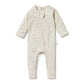 Float Away Organic Zipsuit with Feet