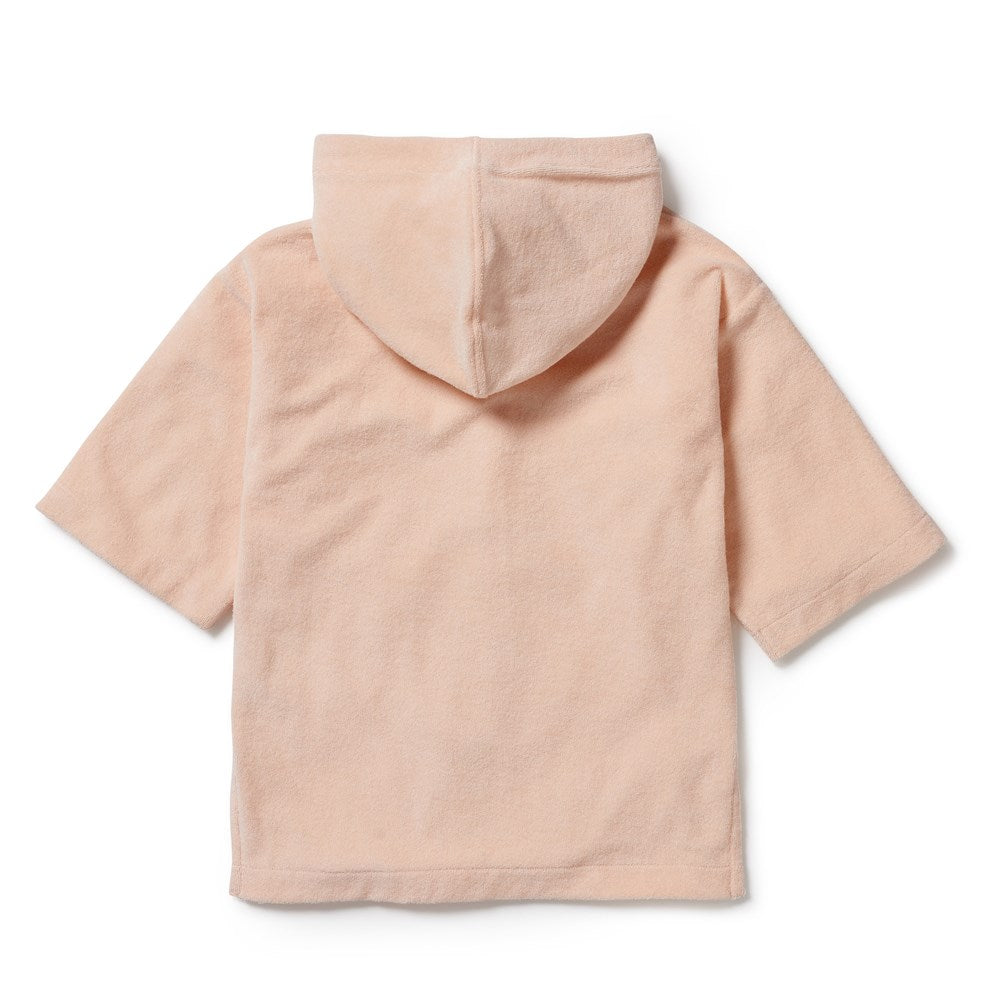 Antique Pink Hooded Beach Towel