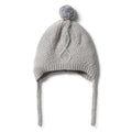 Knitted Cable Bonnet