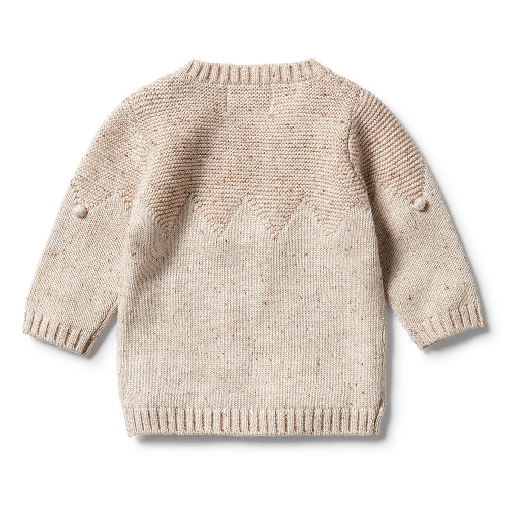 Knitted Jumper with Baubles
