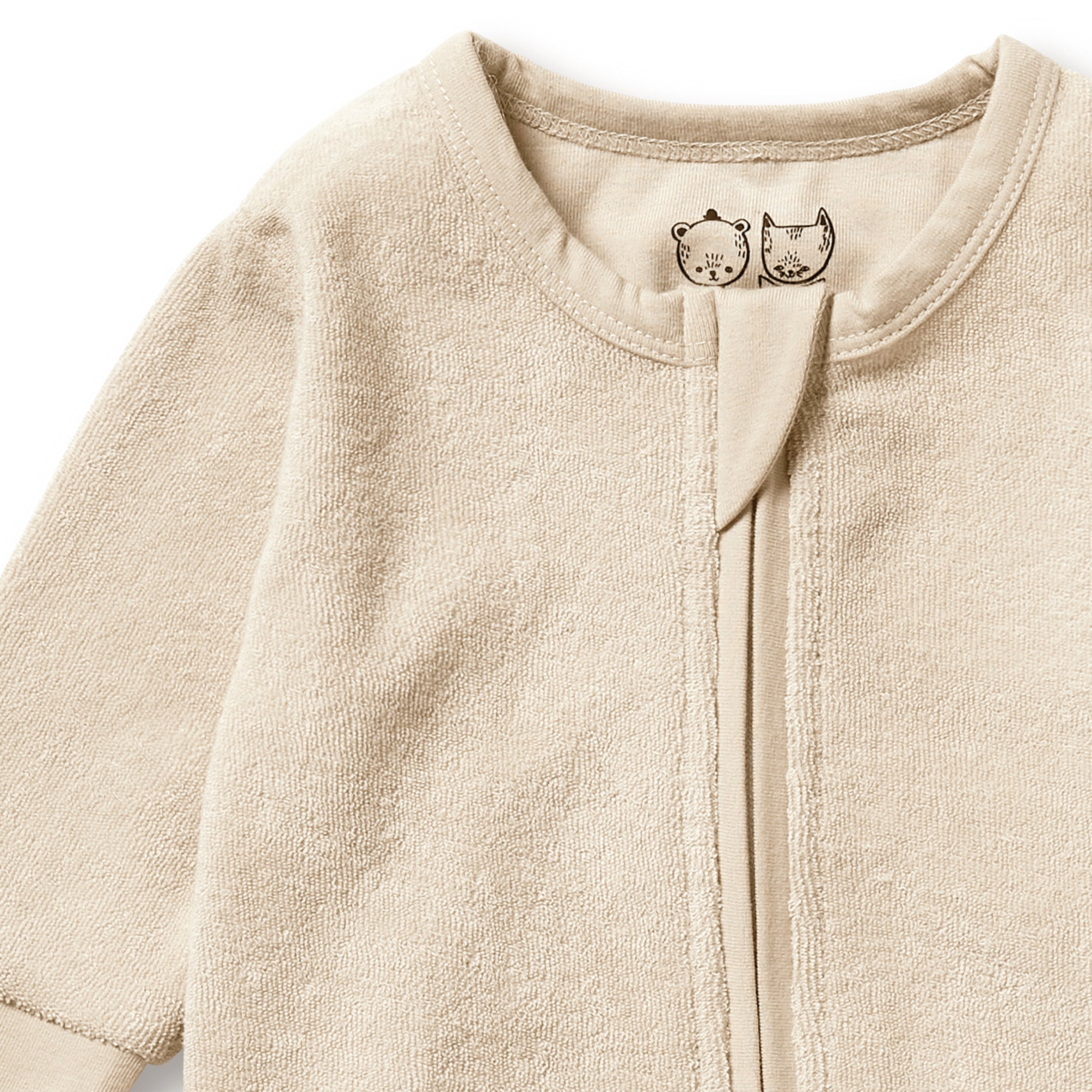 Organic Terry Zipsuit