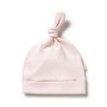 Organic Stripe Rib Knot Hat