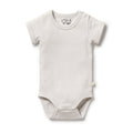 Organic Stripe Rib Bodysuit