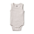Organic Pointelle Singlet Bodysuit
