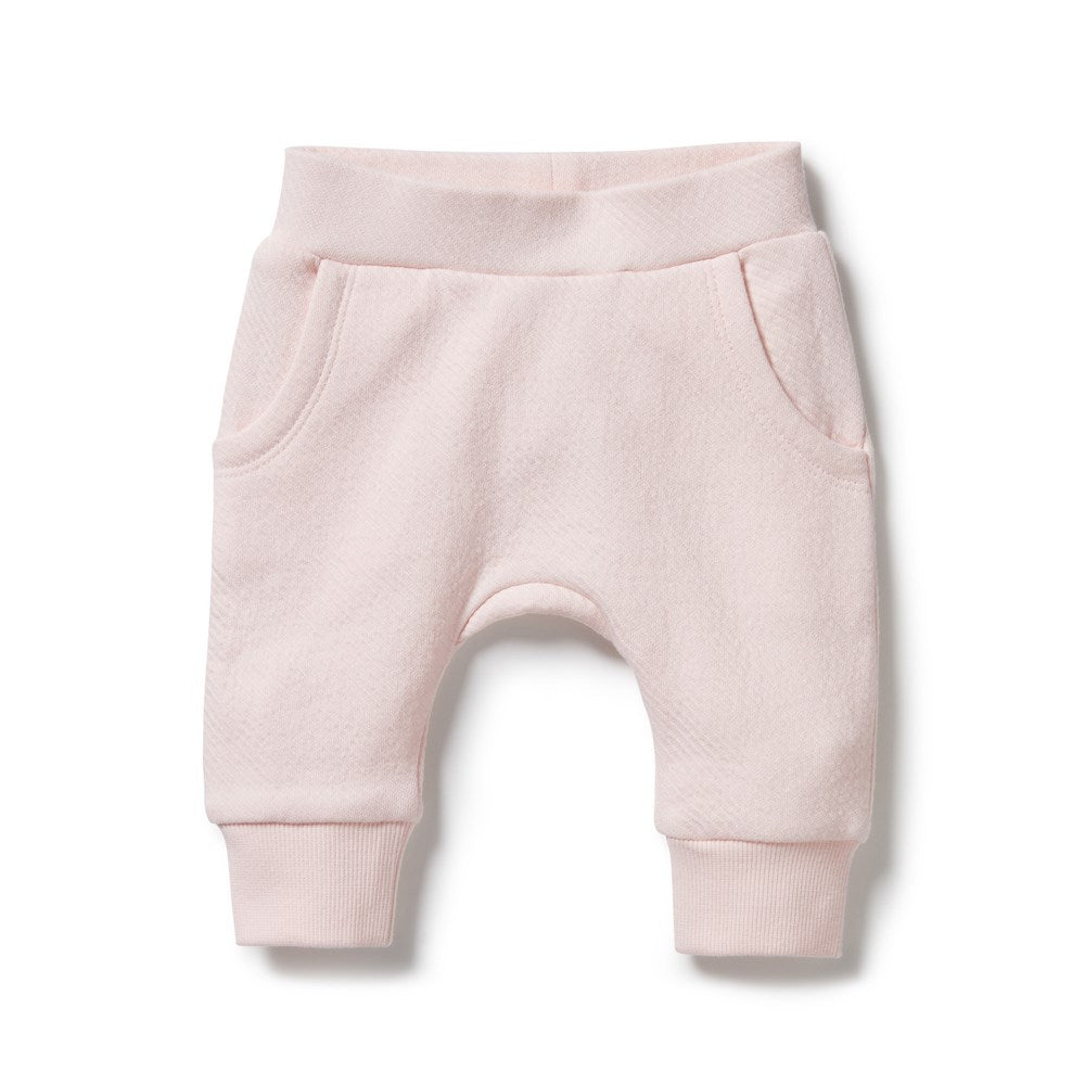 Pink Organic Quilted Pant