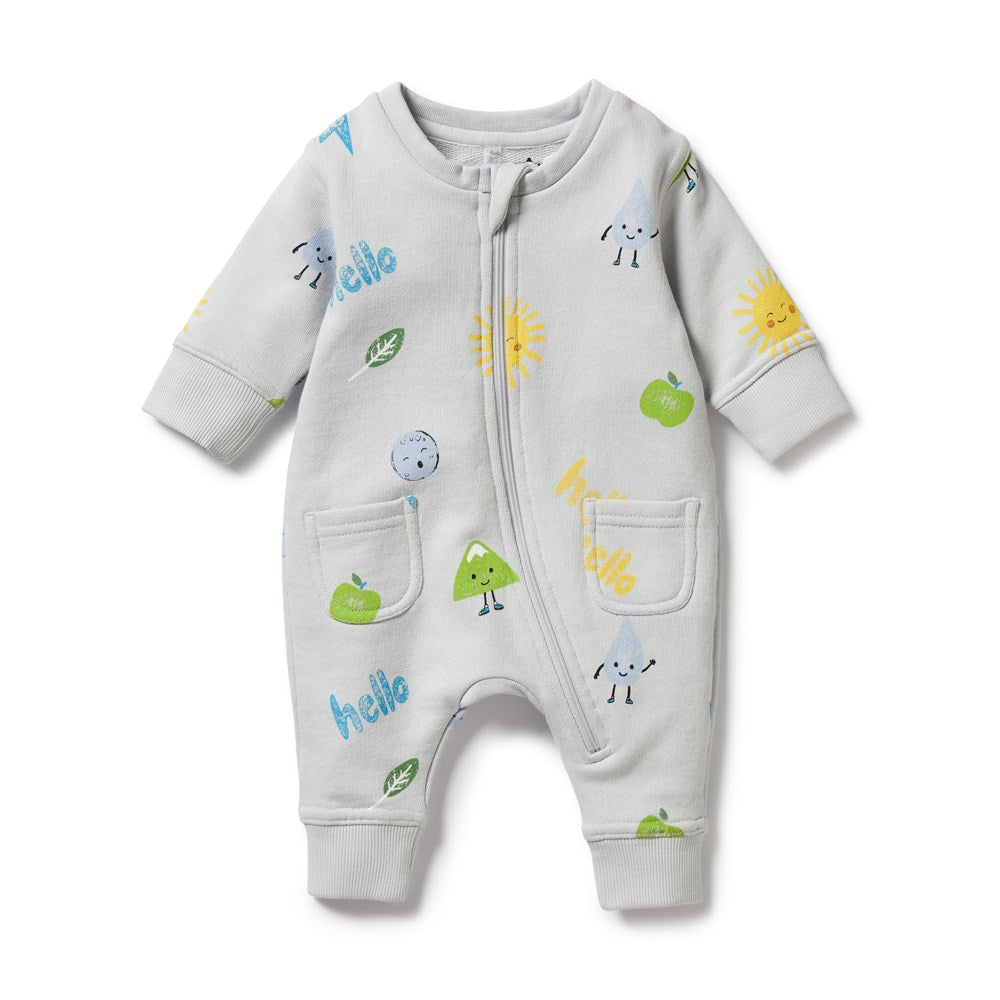 Bluebell Organic Terry Growsuit