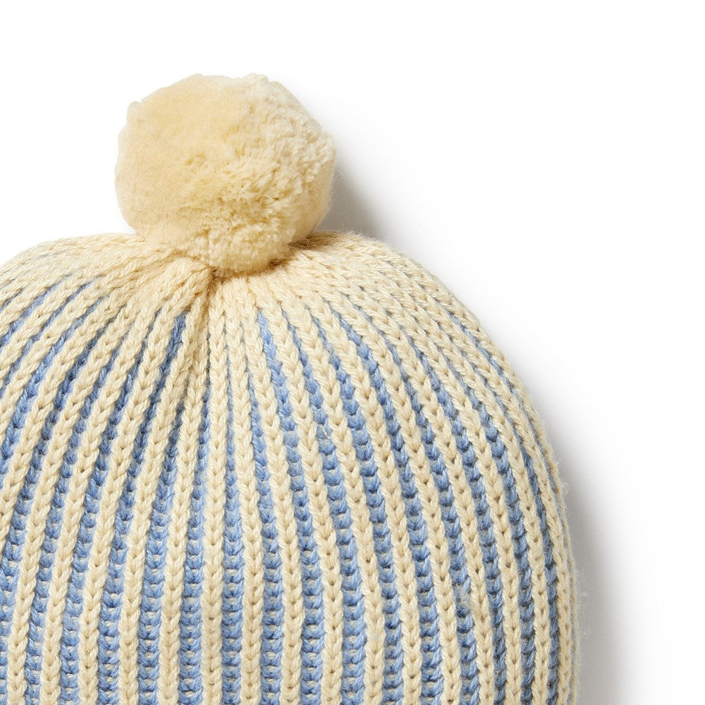 Dew Knitted Ribbed Hat