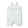 DROPLET RUFFLE SINGLET STRAP PLAYSUIT